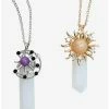 Cheap 😀 Celestial Sparkle Faux Crystal Best Friend Necklace Set ⭐ -HT Style Outlet Store 18950131 hi