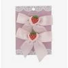 Outlet ✨ Pink Strawberry Macaron Hair Bow Set 🔥 -HT Style Outlet Store 18950210 hi