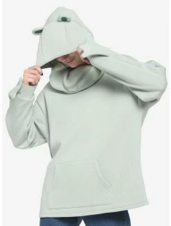 Promo 😀 Green Frog 👧 Girls Cosplay Hoodie 👏