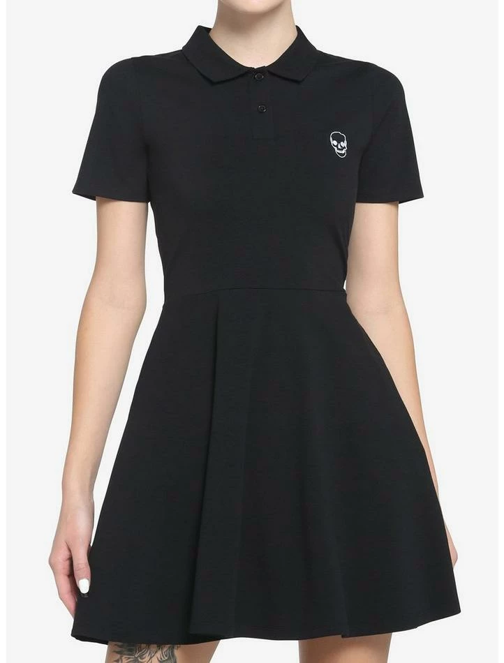 Hot Sale 🎁 Embroidered Skull Polo 👗 Dress 🔔 3 Hot Sale 🎁 Embroidered Skull Polo 👗 Dress 🔔