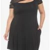 Budget 🎉 Black Fishnet Cutout 👗 Dress Plus Size 🤩 -HT Style Outlet Store 19046278 hi