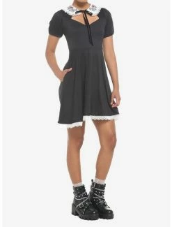 Deals โ Mushroom Foliage Lace Collar Cutout Sweetheart ๐ Dress ๐ 7 Deals โ Mushroom Foliage Lace Collar Cutout Sweetheart ๐ Dress ๐ -HT Style Outlet Store 19047298 av1