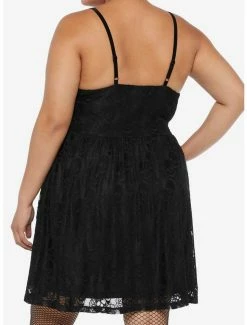 Hot Sale ⌛ Black Skull Lace 👗 Dress Plus Size 👍 -HT Style Outlet Store 19047384 av2