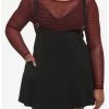 Deals ✨ Black Grommet High-Waisted Suspender 👗 Skirt Plus Size 🤩 -HT Style Outlet Store 19047803 hi