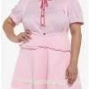 Coupon 🔥 Pink Hearts & Lace Suspender 👗 Skirt Plus Size 💯 -HT Style Outlet Store 19047818 hi