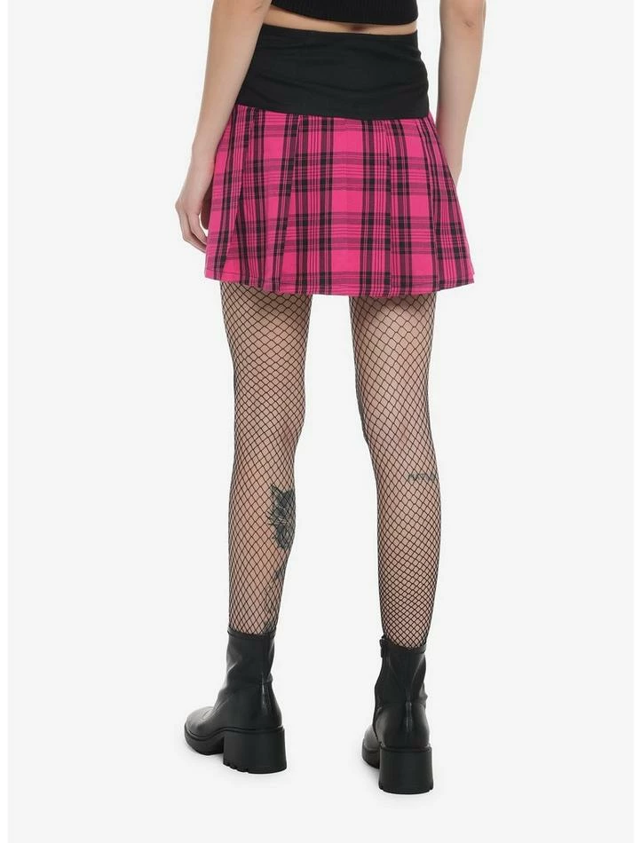 Flash Sale โจ Pink Plaid Lace-Up Pleated ๐ Skirt ๐ 4 Flash Sale โจ Pink Plaid Lace-Up Pleated ๐ Skirt ๐ - Image 2