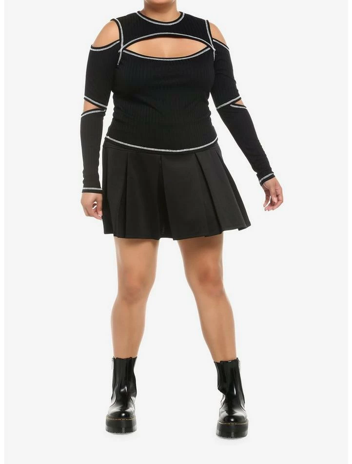 Coupon โค๏ธ Black Side Cutout Pleated ๐ Skirt Plus Size ๐ฅ 5 Coupon โค๏ธ Black Side Cutout Pleated ๐ Skirt Plus Size ๐ฅ - Image 3