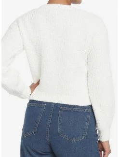 Brand new 🔥 Ivory Puff Sleeve 👧 Girls Cardigan 🔥 -HT Style Outlet Store 19204550 av2