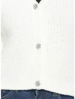 Brand new 🔥 Ivory Puff Sleeve 👧 Girls Cardigan 🔥 -HT Style Outlet Store 19204550 av3