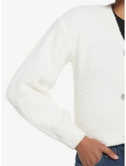 Brand new 🔥 Ivory Puff Sleeve 👧 Girls Cardigan 🔥 -HT Style Outlet Store 19204550 av4