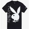 Best Sale 😀 Playboy Logo & Text T-Shirt 🔥 -HT Style Outlet Store 19324789 hi