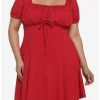 Wholesale 🔔 Red Empire Waist 👗 Dress Plus Size ⌛ 1 Wholesale 🔔 Red Empire Waist 👗 Dress Plus Size ⌛ -HT Style Outlet Store 19374728 hi