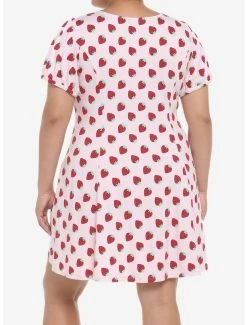 Budget 👏 Strawberry Empire Waist 👗 Dress Plus Size 👏 -HT Style Outlet Store 19374743 av2