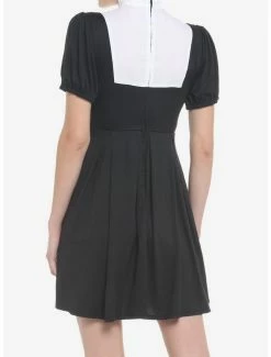 Budget 😉 Black Heart Cutout High-Collar 👗 Dress ✨ -HT Style Outlet Store 19374750 av2