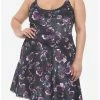 Promo 🤩 Dark Rose Velvet Cami 👗 Dress Plus Size 🔥 -HT Style Outlet Store 19374773 hi