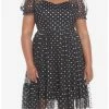 New 🥰 Pink Hearts Glitter Mesh 👗 Dress Plus Size 🔔 -HT Style Outlet Store 19375632 hi