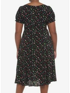 Best Sale 😀 Cottage Critters Empire Midi 👗 Dress Plus Size 🧨 -HT Style Outlet Store 19375694 av2