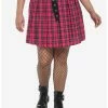 Brand new ✨ Hot Pink Tartan Pleated 👗 Skirt With Grommet Belt Plus Size 👍 1 Brand new ✨ Hot Pink Tartan Pleated 👗 Skirt With Grommet Belt Plus Size 👍 -HT Style Outlet Store 19376242 hi