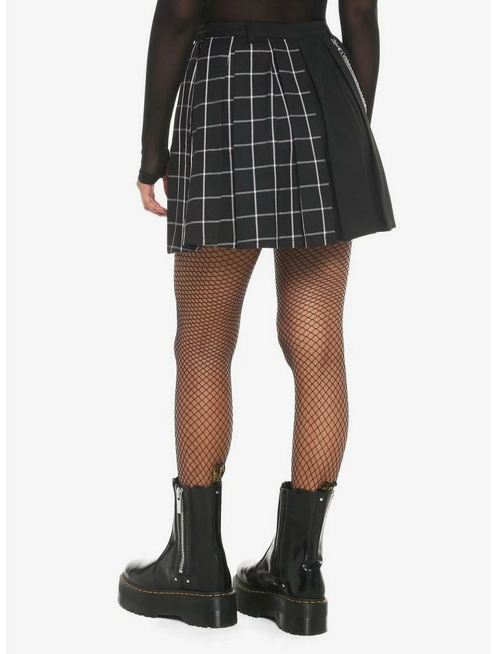 Best deal ๐ Black & Pink Plaid Split Pleated ๐ Skirt ๐ 4 Best deal ๐ Black & Pink Plaid Split Pleated ๐ Skirt ๐ - Image 2