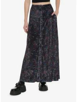 Best Sale 😍 Mystic Crystals Velvet Maxi 👗 Skirt ✨
