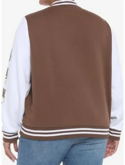 Buy 👏 Teddy Bear Desserts 👧 Girls Varsity Jacket Plus Size 😍 -HT Style Outlet Store 19384939 av2