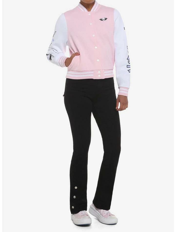 Coupon 👏 Kawaii Goth Pastel 👧 Girls Varsity Jacket 👏 5 Coupon 👏 Kawaii Goth Pastel 👧 Girls Varsity Jacket 👏 - Image 3