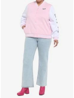 Budget 😉 Kawaii Goth Pastel 👧 Girls Varsity Jacket Plus Size 👏 -HT Style Outlet Store 19384954 av2