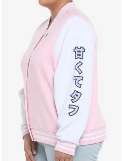 Budget 😉 Kawaii Goth Pastel 👧 Girls Varsity Jacket Plus Size 👏 -HT Style Outlet Store 19384954 av3
