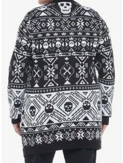 Best reviews of 👏 Skulls Fair Isle 👧 Girls Open Cardigan Plus Size ✔️ -HT Style Outlet Store 19385016 av2