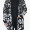 Best reviews of 👏 Skulls Fair Isle 👧 Girls Open Cardigan Plus Size ✔️ -HT Style Outlet Store 19385016 hi