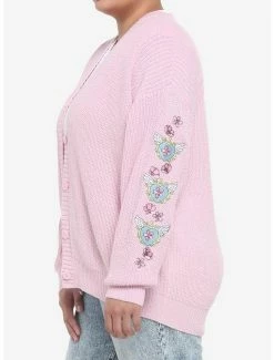 Discount ⭐ Sakura Angel Wings Pastel Pink Oversized 👧 Girls Cardigan Plus Size ❤️ -HT Style Outlet Store 19385061 av3