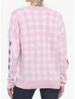 Best Sale ๐ Pink Gingham Strawberry Heart Oversized ๐ง Girls Cardigan ๐ 9 Best Sale ๐ Pink Gingham Strawberry Heart Oversized ๐ง Girls Cardigan ๐ -HT Style Outlet Store 19385115 av2