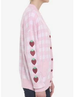 Best Sale ๐ Pink Gingham Strawberry Heart Oversized ๐ง Girls Cardigan ๐ 11 Best Sale ๐ Pink Gingham Strawberry Heart Oversized ๐ง Girls Cardigan ๐ -HT Style Outlet Store 19385115 av4