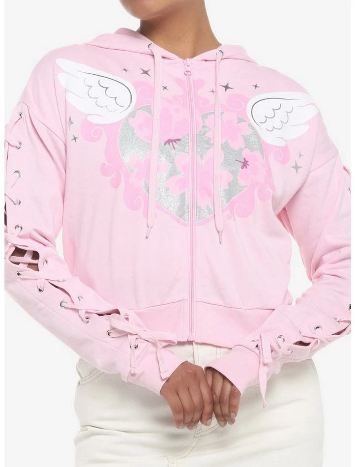 Cheap ๐ Angel Wings Lace-Up Sleeve ๐ง Girls Hoodie ๐ 3 Cheap ๐ Angel Wings Lace-Up Sleeve ๐ง Girls Hoodie ๐