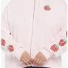 Cheapest 🥰 Strawberry 👧 Girls Zip-Up Hoodie Plus Size 🤩 -HT Style Outlet Store 19386264 hi