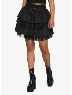 Promo 😍 Black Tiered Tutu 👗 Skirt ❤️