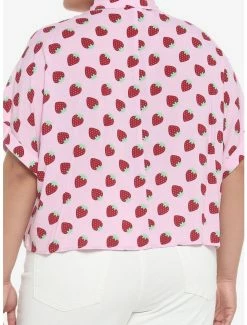 Flash Sale โ๏ธ Strawberry Allover Print Crop ๐ง Girls Woven Button-Up Plus Size ๐ 7 Flash Sale โ๏ธ Strawberry Allover Print Crop ๐ง Girls Woven Button-Up Plus Size ๐ -HT Style Outlet Store 19387395 av2
