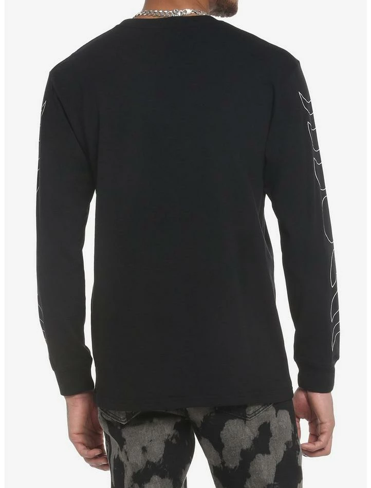 Buy 💯 Moon Phases Outline Long-Sleeve T-Shirt ⌛ 5 Buy 💯 Moon Phases Outline Long-Sleeve T-Shirt ⌛ - Image 3