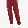 Discount ๐ฏ Burgundy ๐ง Girls Cargo Jogger Pants ๐คฉ 1 Discount ๐ฏ Burgundy ๐ง Girls Cargo Jogger Pants ๐คฉ -HT Style Outlet Store 19467479 hi