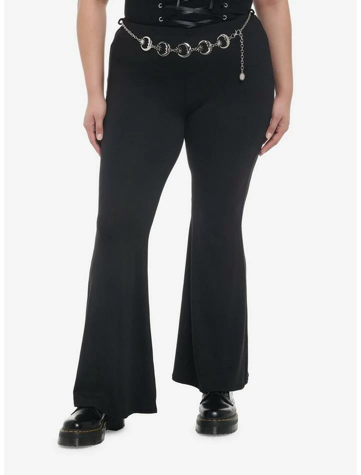 Brand new โญ Celestial Chain Belt Flare Pants Plus Size ๐ 3 Brand new โญ Celestial Chain Belt Flare Pants Plus Size ๐