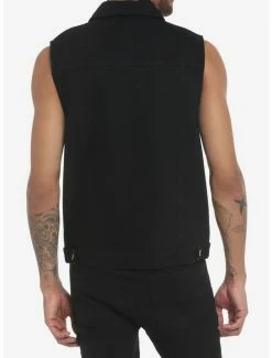 Wholesale 💯 Black Pyramid Stud Denim Vest ⭐ 7 Wholesale 💯 Black Pyramid Stud Denim Vest ⭐ -HT Style Outlet Store 19467744 av2