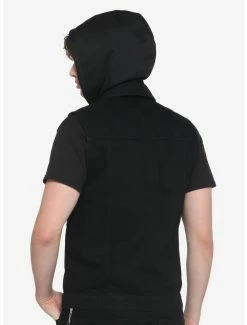 New 🌟 Black Double Chain Denim Vest 🥰 -HT Style Outlet Store 19470616 av2