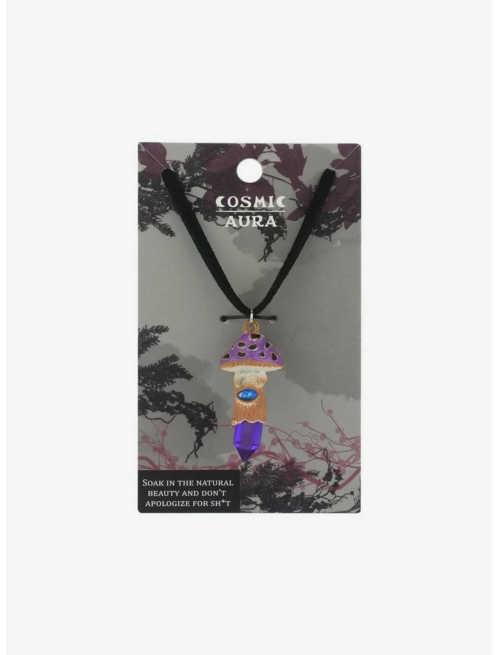 Cheap 🥰 Purple Mushroom Crystal Necklace 🔥 3 Cheap 🥰 Purple Mushroom Crystal Necklace 🔥