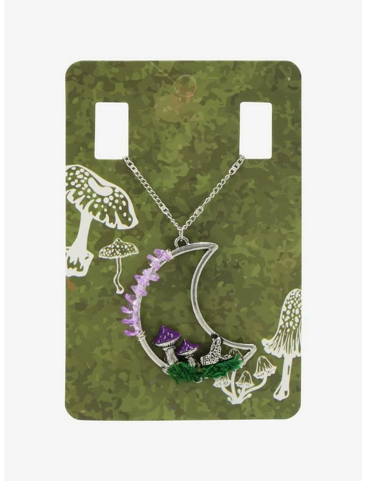 Cheap โค๏ธ Purple Mushroom Moon Necklace ๐ 5 Cheap โค๏ธ Purple Mushroom Moon Necklace ๐ - Image 3