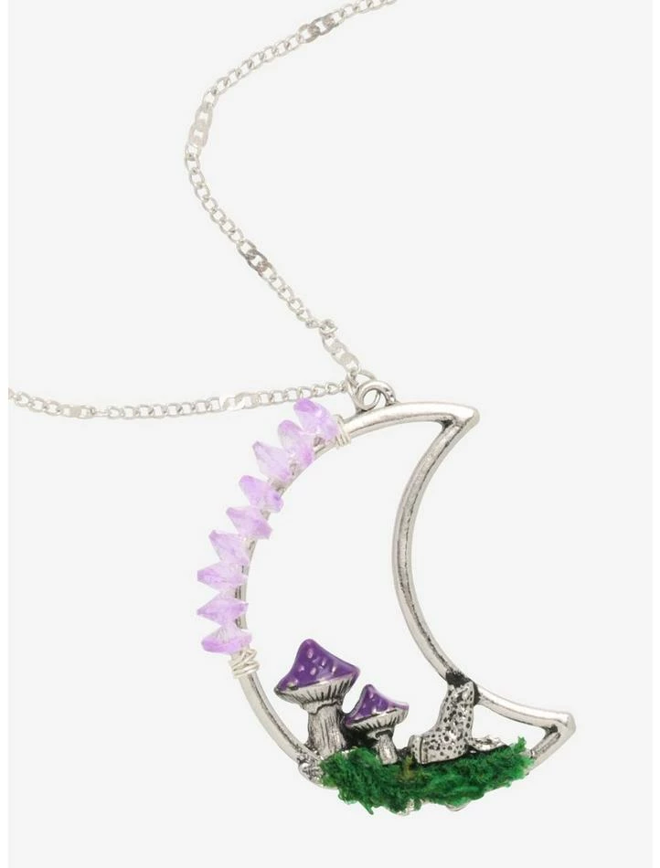 Cheap โค๏ธ Purple Mushroom Moon Necklace ๐ 3 Cheap โค๏ธ Purple Mushroom Moon Necklace ๐