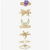 Best Pirce 🥰 Butterfly Fairy Crystal Ring Set 💯 -HT Style Outlet Store 19480679 hi