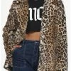 Coupon 👏 Leopard Faux Fur 👧 Girls 🧥 Coat 🤩 -HT Style Outlet Store 19482919 hi
