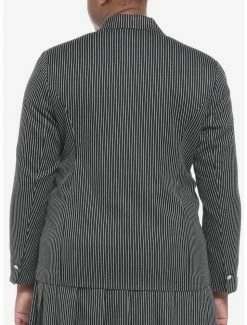 Coupon 🧨 Pinstripe Chain 👧 Girls Blazer Plus Size ❤️ -HT Style Outlet Store 19482942 av2