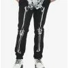 Hot Sale ⭐ Skeleton Bones Glow-In-The-Dark Jogger Pants 🎉 -HT Style Outlet Store 19483019 hi