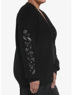 Best Sale 🛒 Dark Cottagecore Oversized 👧 Girls Cardigan Plus Size 👍 -HT Style Outlet Store 19483060 av4